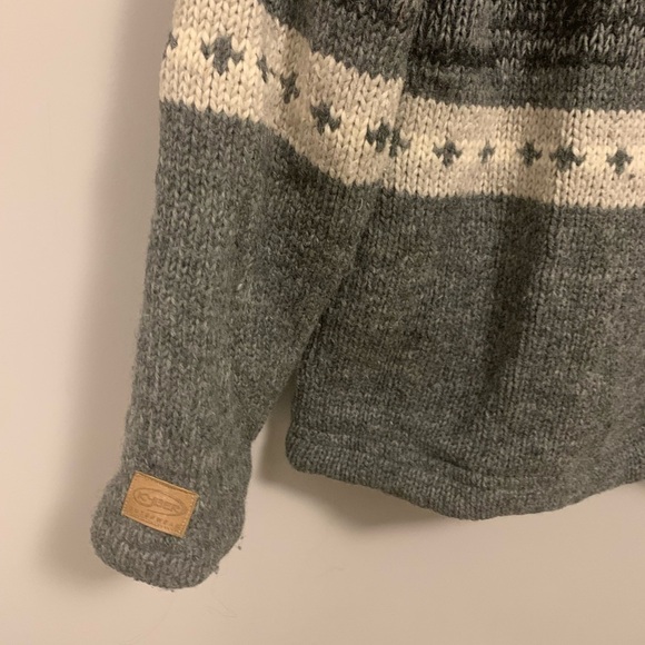 kyber Outerwear Wool Zip-Up Sweater - Size small - Picture 12 of 12